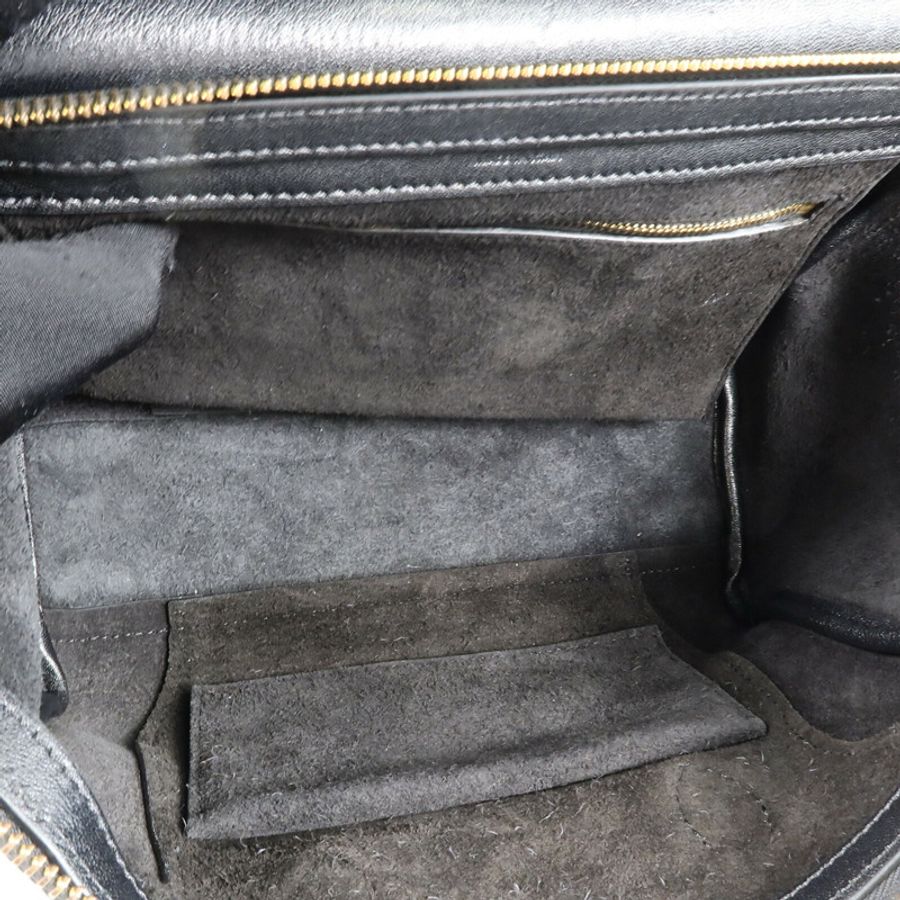 CELINE 牛皮皮革Small New Luggage手挽肩背兩用袋-4