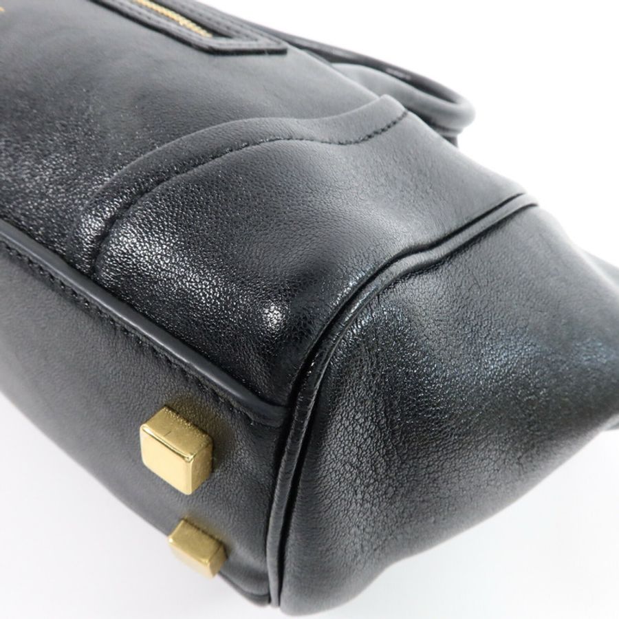 CELINE 牛皮皮革Small New Luggage手挽肩背兩用袋-10