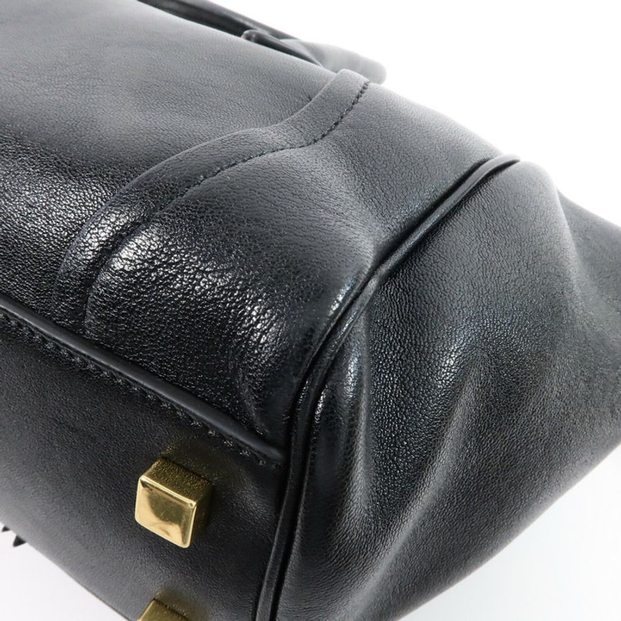 CELINE 牛皮皮革Small New Luggage手挽肩背兩用袋-12
