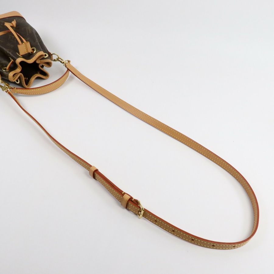 LOUIS VUITTON Monogram Nano Noe金扣手挽肩背兩用袋-7