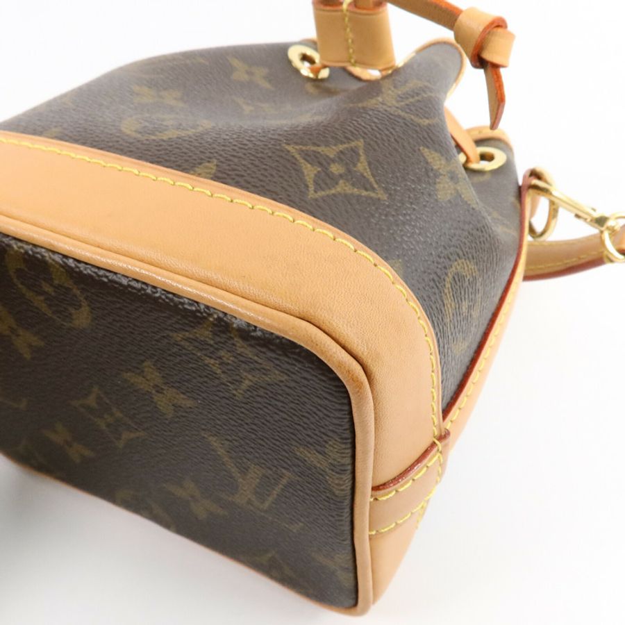LOUIS VUITTON Monogram Nano Noe金扣手挽肩背兩用袋-8