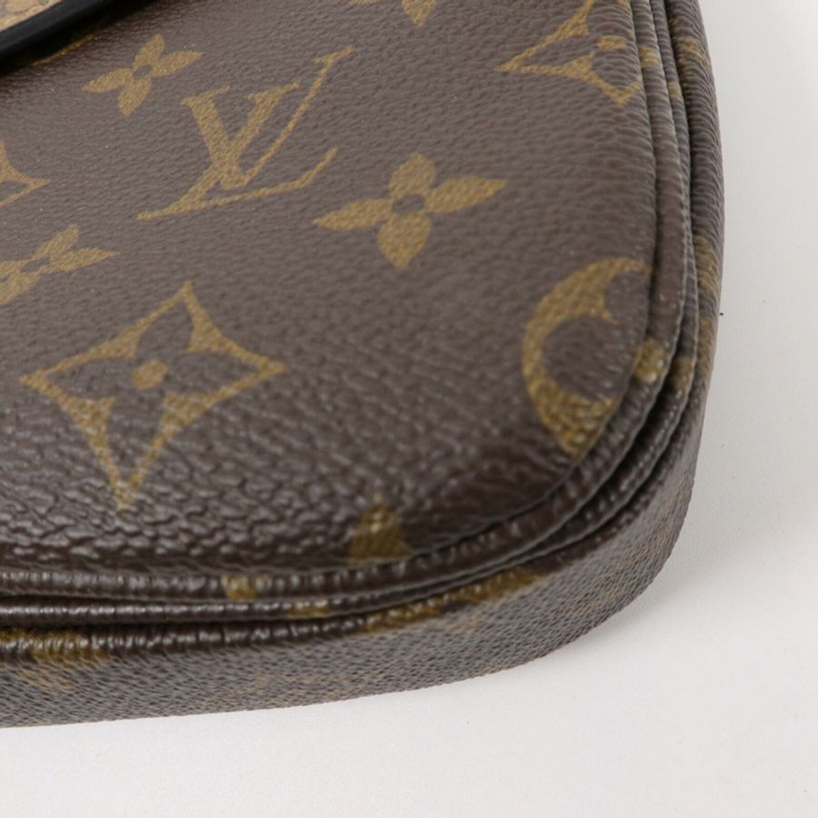 LOUIS VUITTON Monogram Reverse Pochette Metis手挽肩背兩用袋-10