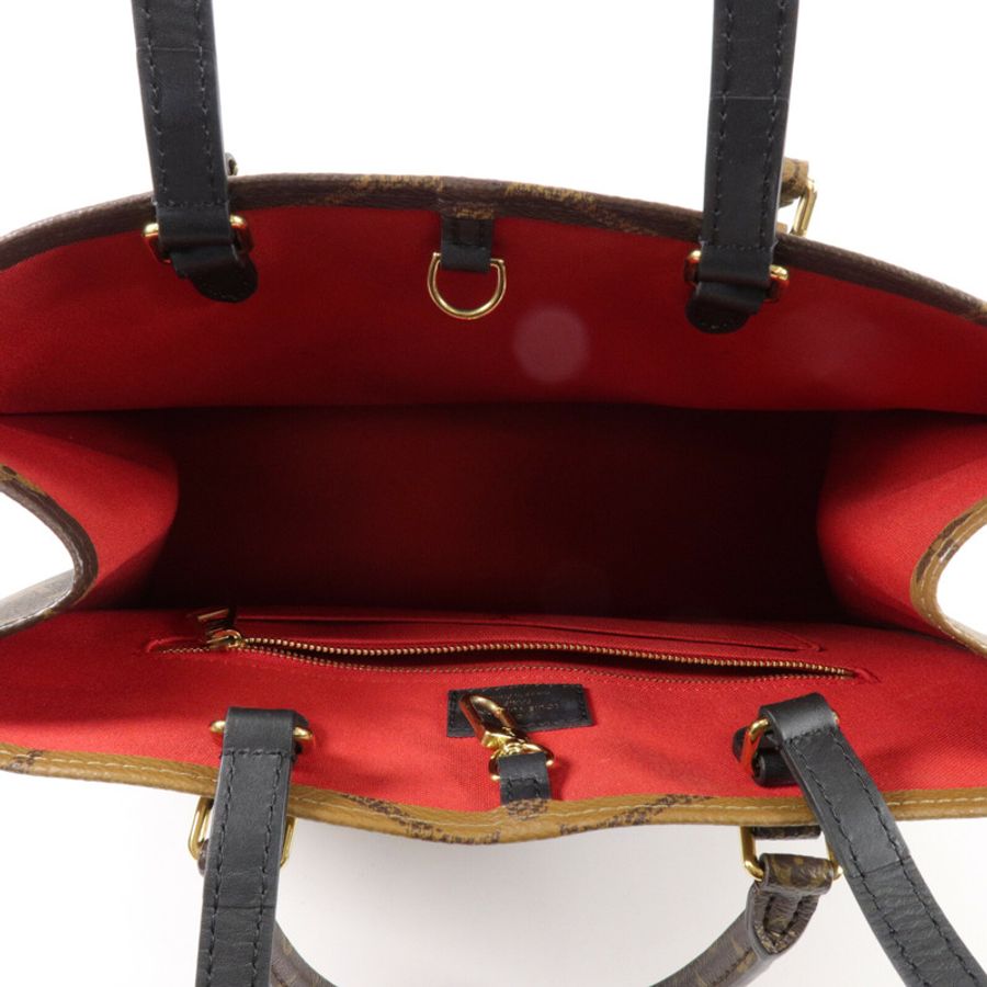 LOUIS VUITTON Monogram Giant On The Go MM手挽肩背兩用袋-4