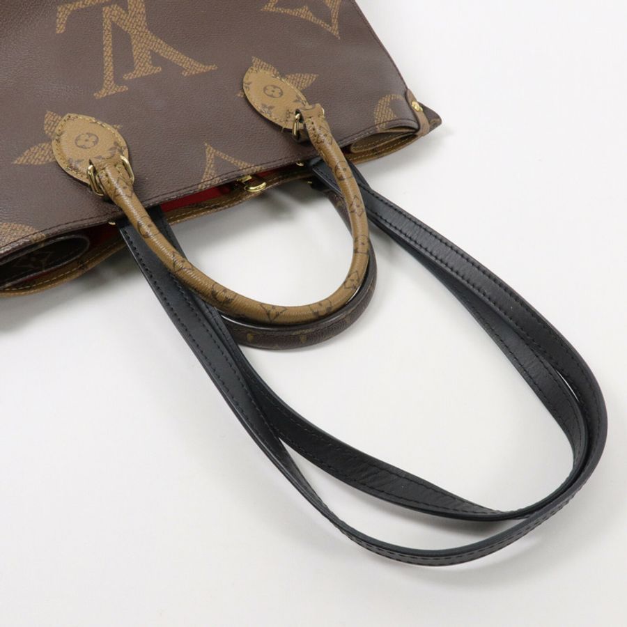 LOUIS VUITTON Monogram Giant On The Go MM手挽肩背兩用袋-6