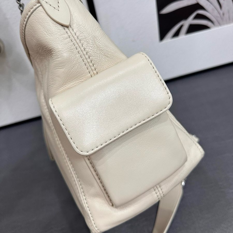 路易威登 LV carryall cargo白色全皮小號單肩包斜挎包-5