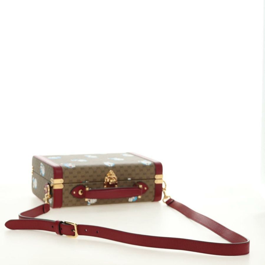 【日本直送】GUCCI Micro GG Supreme哆啦A夢手提包 PVC 兩用 米色 633587 正品 187481SM-7