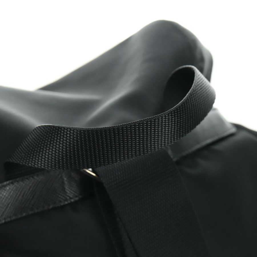【日本直送】PRADA 雙肩包 尼龍材質 黑色 銀色 1BZ005 正品 188429SAV-13