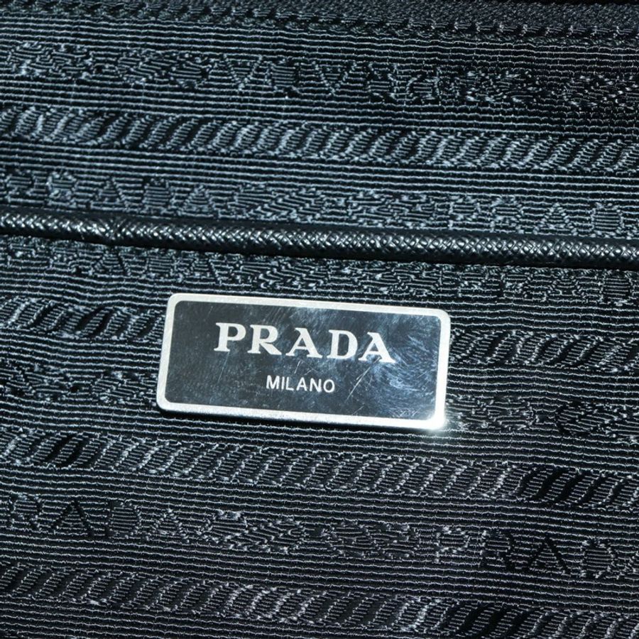 【日本直送】PRADA 雙肩包 尼龍材質 黑色 銀色 1BZ005 正品 188429SAV-28