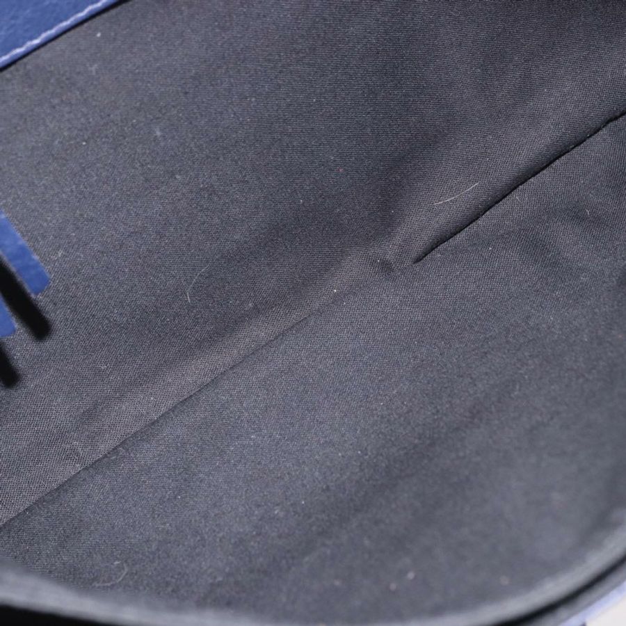 【日本直送】BALENCIAGA 經典信封式單肩包,皮革材質,海軍藍/銀色,貨號 319376,正品編號 189069V-9