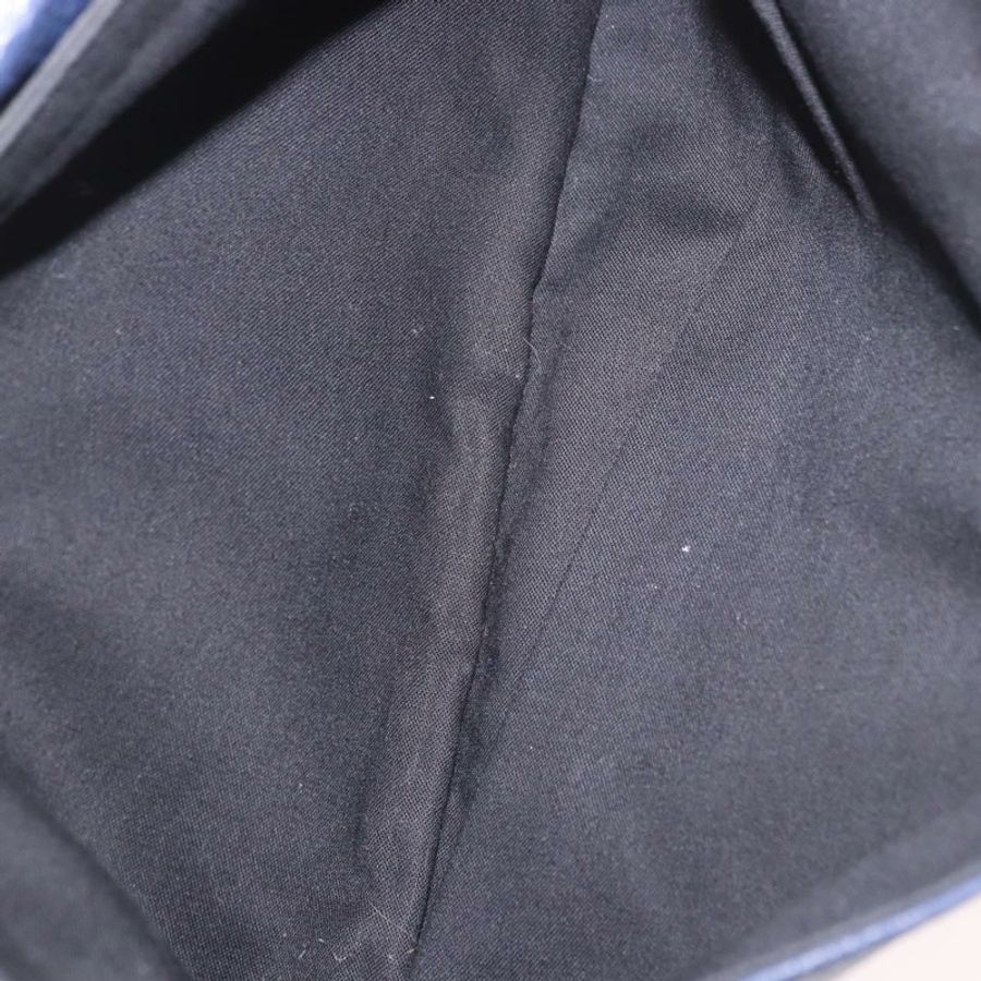 【日本直送】BALENCIAGA 經典信封式單肩包,皮革材質,海軍藍/銀色,貨號 319376,正品編號 189069V-22