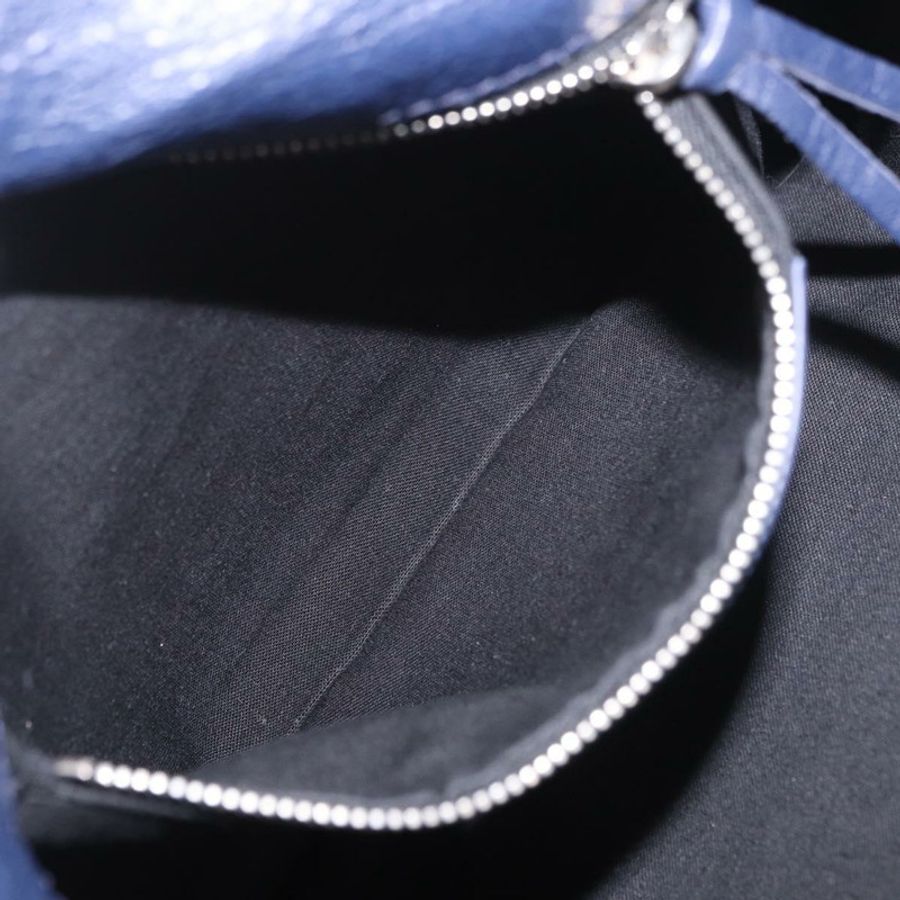 【日本直送】BALENCIAGA 經典信封式單肩包,皮革材質,海軍藍/銀色,貨號 319376,正品編號 189069V-24