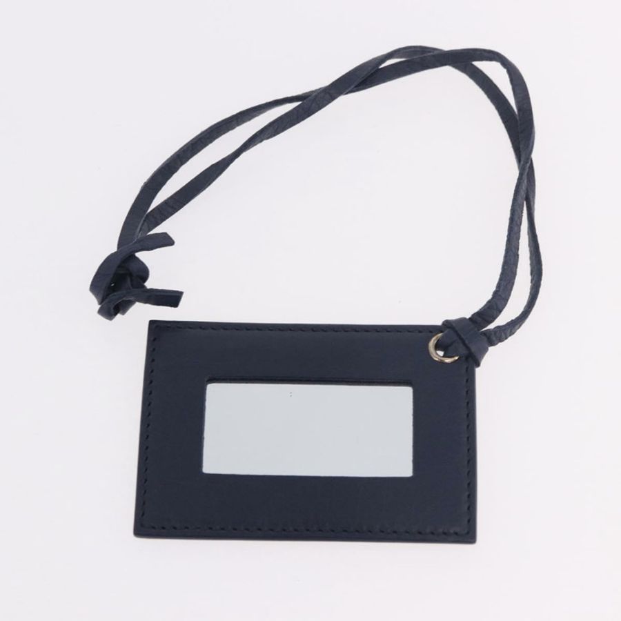 【日本直送】BALENCIAGA 經典信封式單肩包,皮革材質,海軍藍/銀色,貨號 319376,正品編號 189069V-25