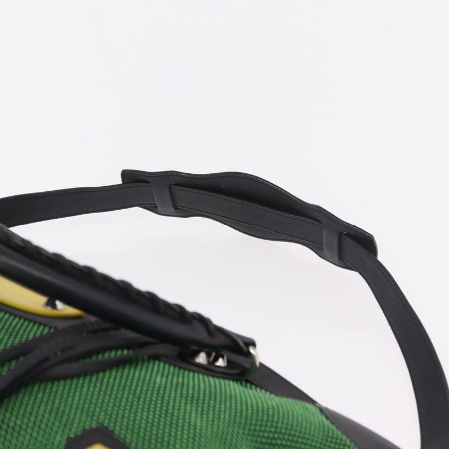 【日本直送】BALENCIAGA The City 手袋 帆布 2way 綠銀 115748 正品 189103M-14