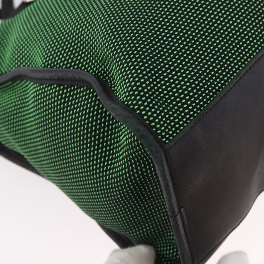 【日本直送】BALENCIAGA The City 手袋 帆布 2way 綠銀 115748 正品 189103M-17