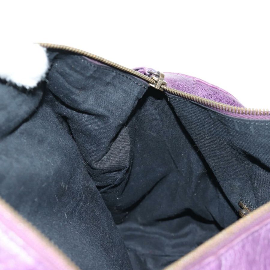 【日本直送】BALENCIAGA Zazigi 手提包 皮革 兩用 紫色 128523 正品 189102M-24