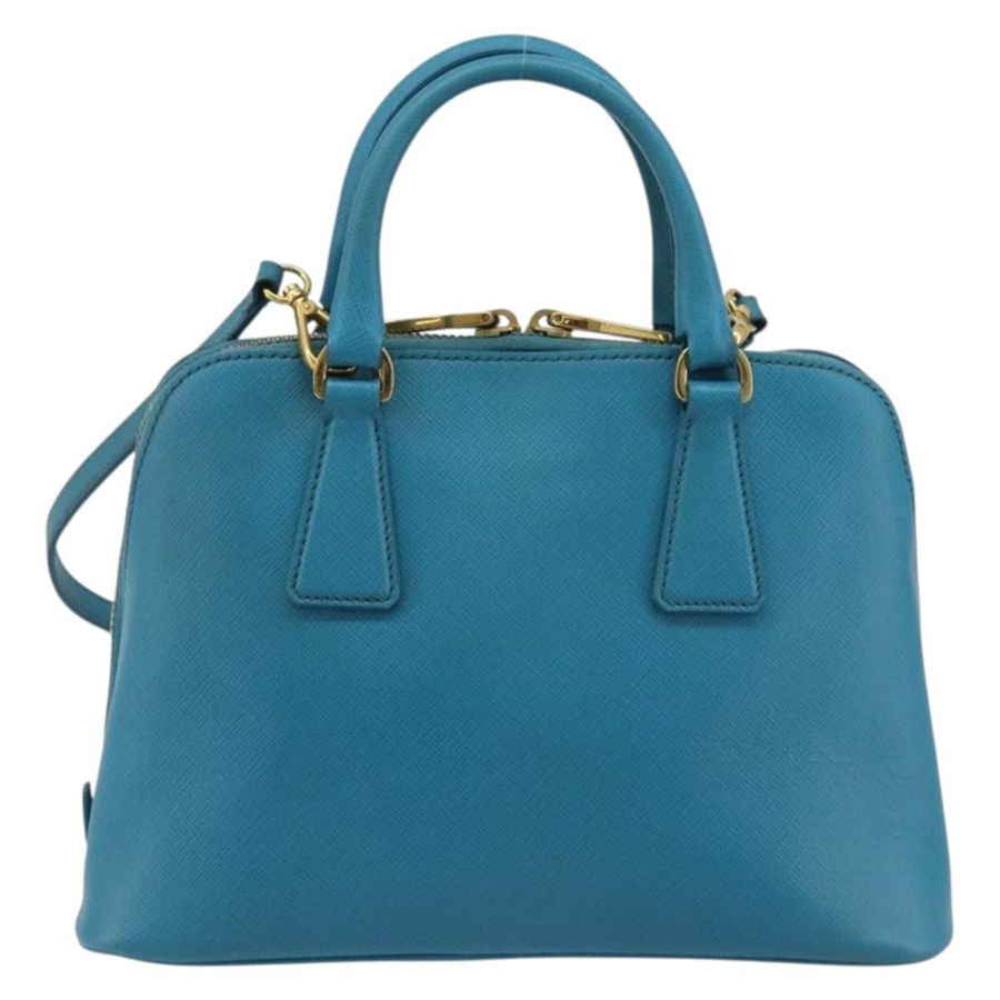 【日本直送】PRADA 手提包 Saffiano 皮革 2way Light Blue Auth 187856A-1
