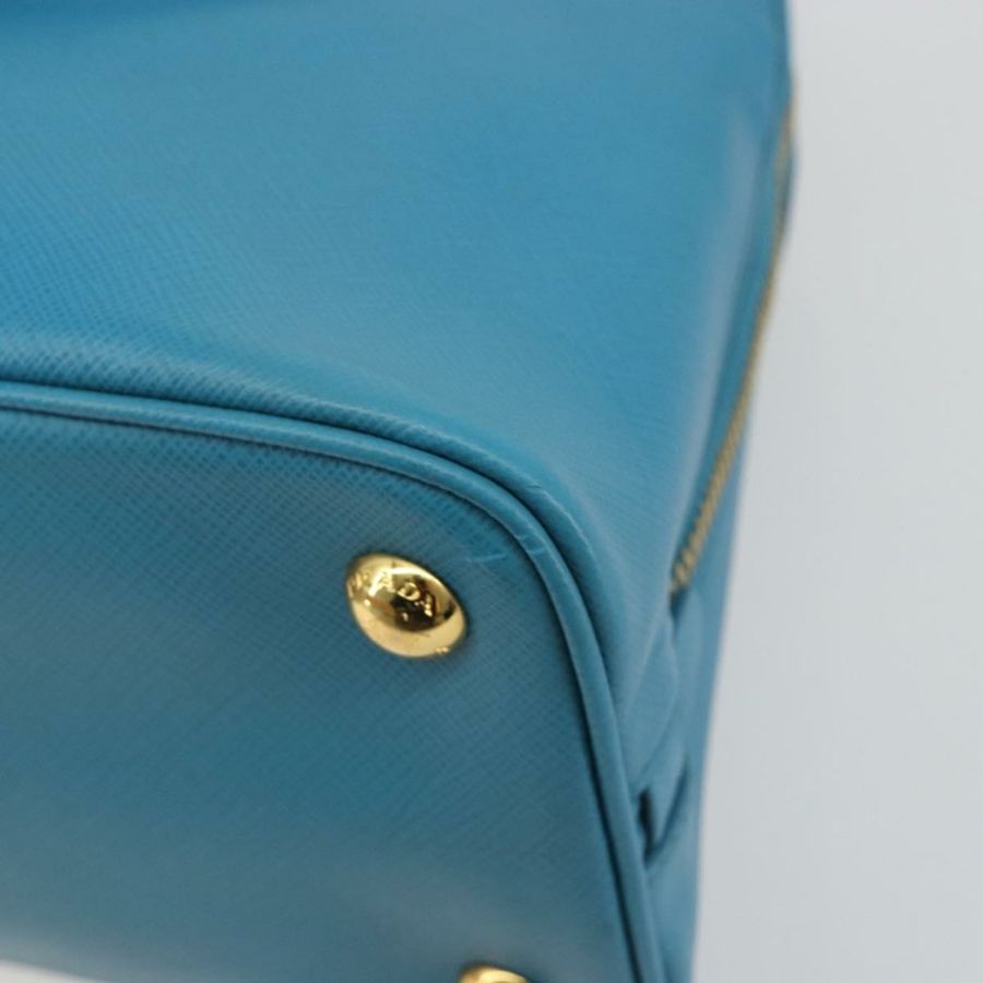 【日本直送】PRADA 手提包 Saffiano 皮革 2way Light Blue Auth 187856A-17
