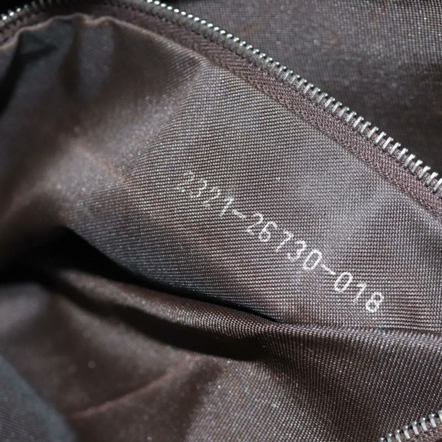【日本直送】FENDI Zucca帆布Mamma Baguette單肩包 黑色棕色 正品 189187V-10
