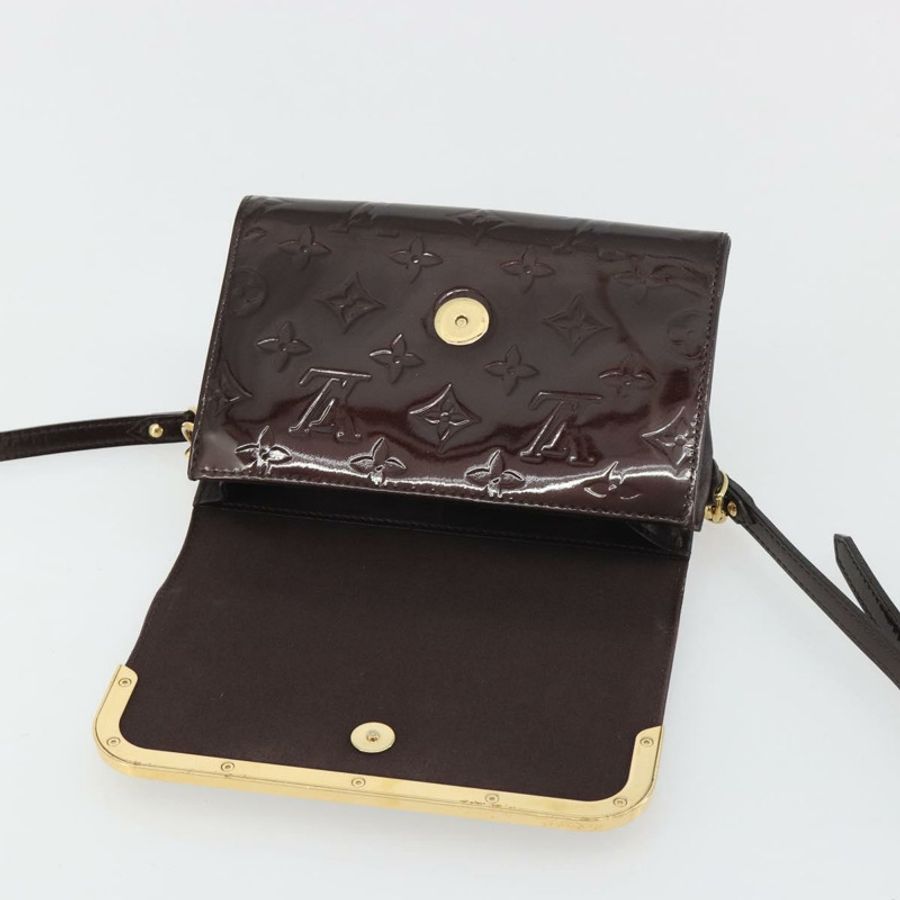 【日本直送】路易威登 Vernis Rossmore PM 肩背包 Rouge Favist M91547 正品 189176A-9