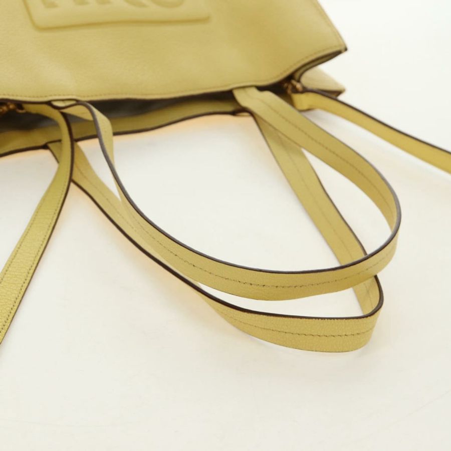【日本直送】Miu Miu 托特包 皮革 兩用 黃色 金色 正品 189749M-7