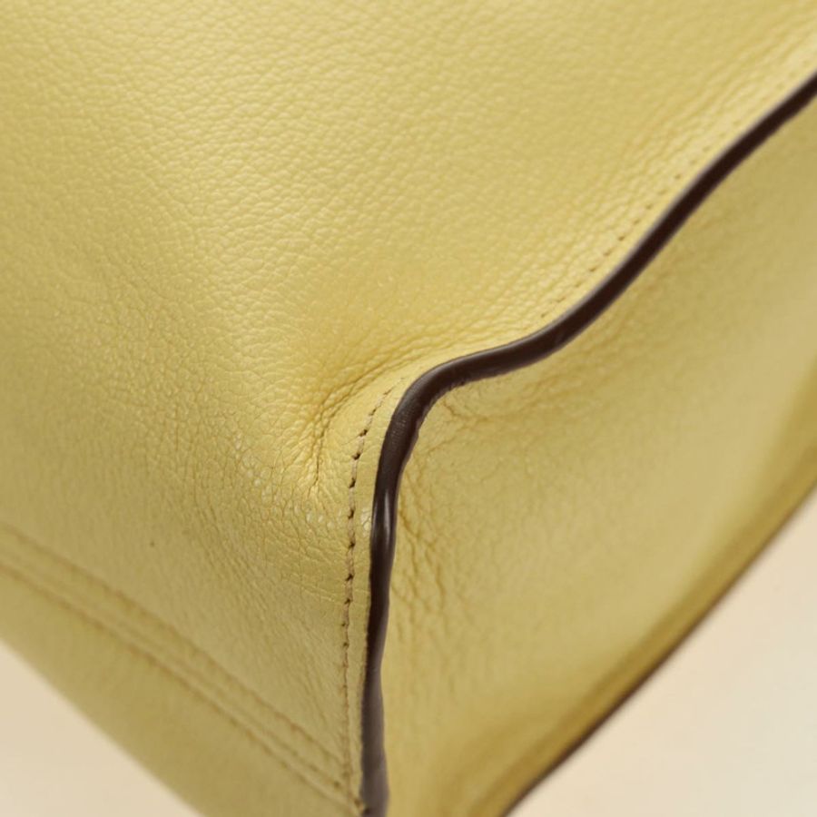 【日本直送】Miu Miu 托特包 皮革 兩用 黃色 金色 正品 189749M-18