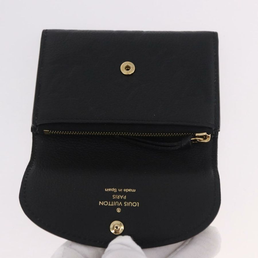 【日本直送】路易威登 Monogram Empreinte Porte Monnaie Rosary 黑色 M81455 正品 189016-17