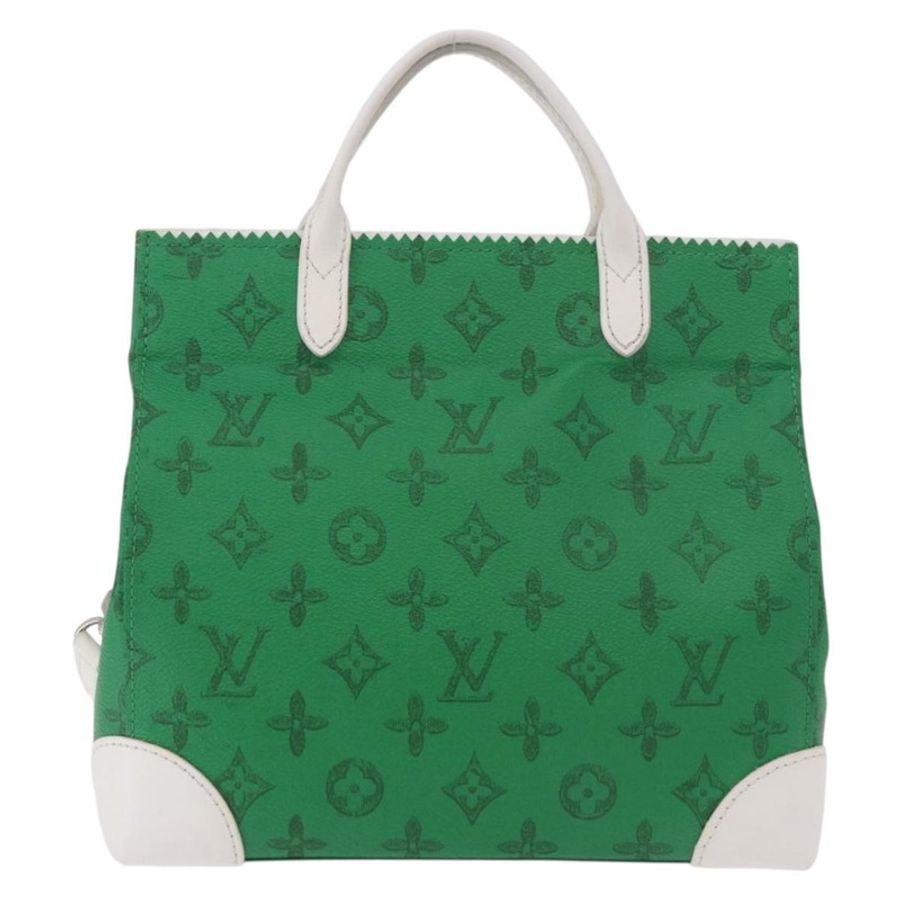 【日本直送】路易威登 Monogram Everyday LV 肩背包 綠色 M80815 LV 正品 189565SM-1