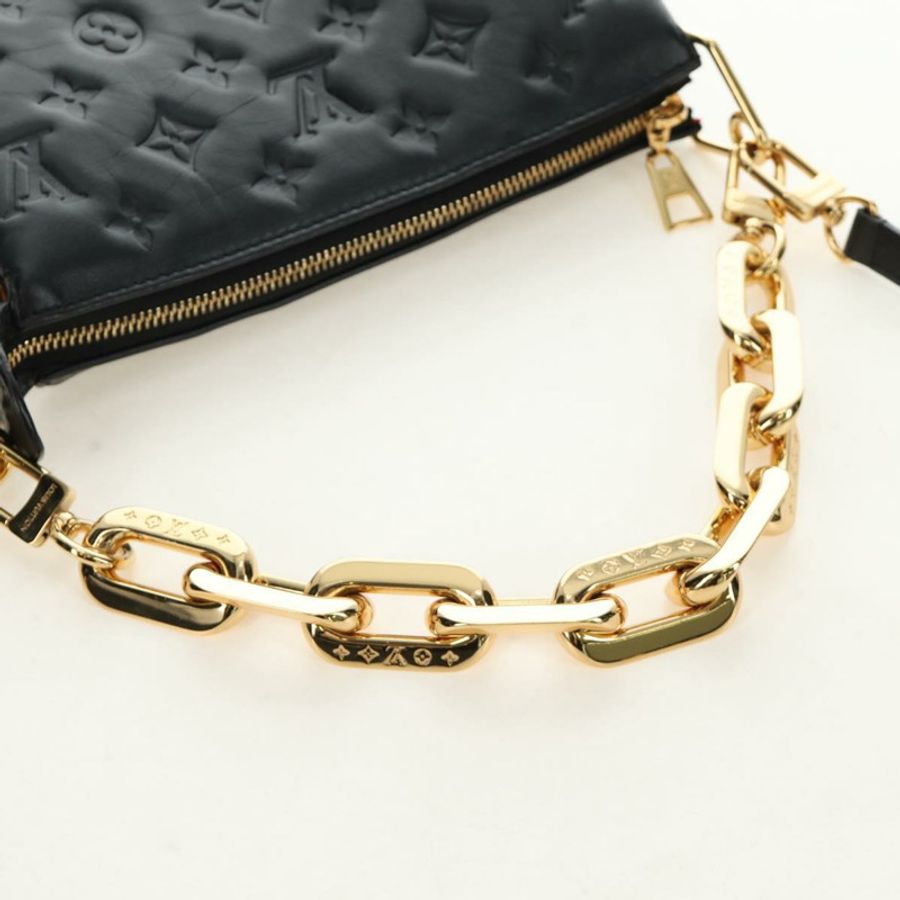 【日本直送】路易威登 Monogram 壓花 Kussan BB 手袋 黑色 M21259 LV 正品 189752SV-6