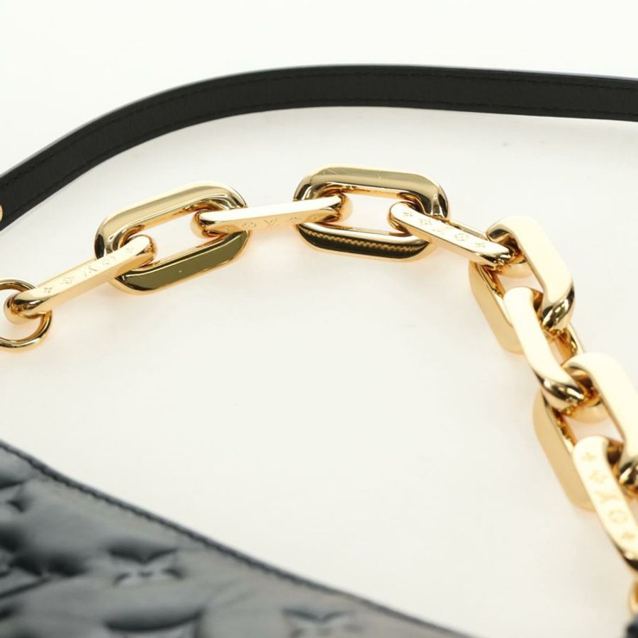 【日本直送】路易威登 Monogram 壓花 Kussan BB 手袋 黑色 M21259 LV 正品 189752SV-13