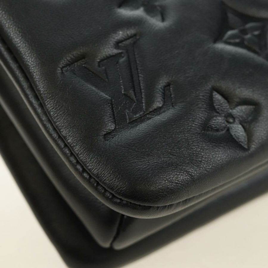【日本直送】路易威登 Monogram 壓花 Kussan BB 手袋 黑色 M21259 LV 正品 189752SV-18