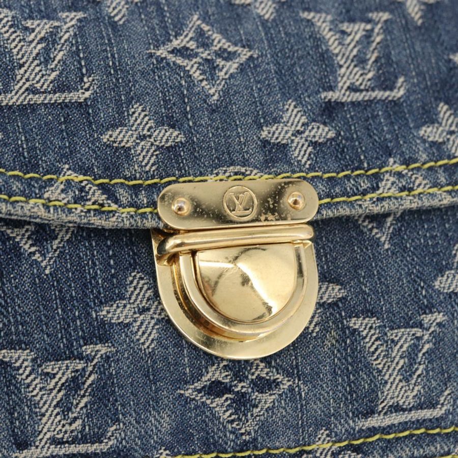 【日本直送】路易威登 Monogram 牛仔布腰包/斜背包 藍色 M95347 LV 正品 189722SAV-16