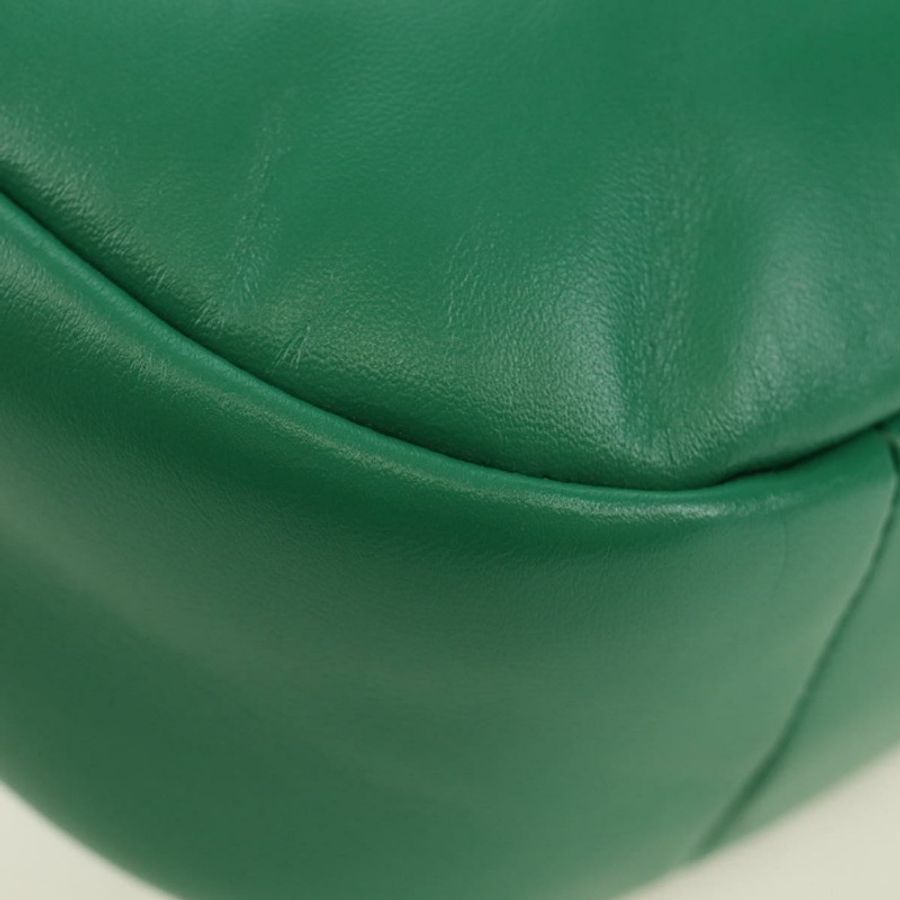 【日本直送】PRADA 手袋 皮革 兩用 綠色 銀色 正品 189777SM-15