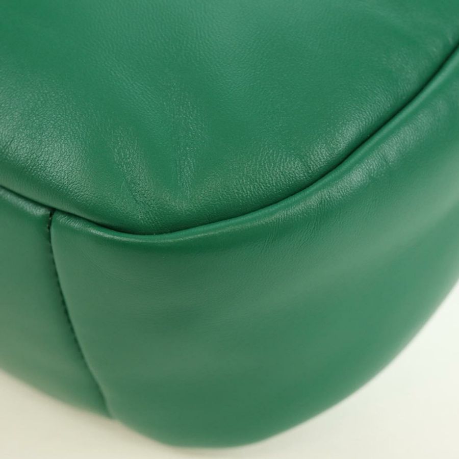 【日本直送】PRADA 手袋 皮革 兩用 綠色 銀色 正品 189777SM-16