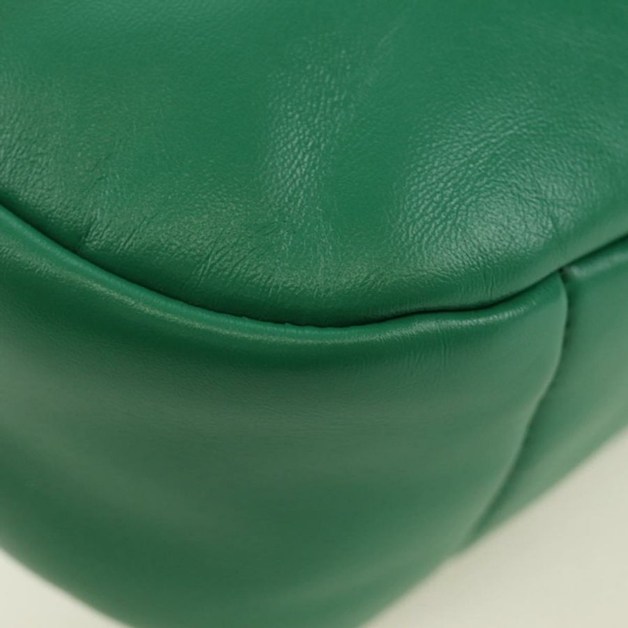 【日本直送】PRADA 手袋 皮革 兩用 綠色 銀色 正品 189777SM-17