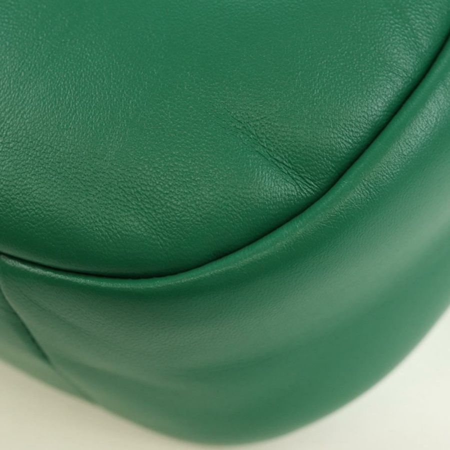 【日本直送】PRADA 手袋 皮革 兩用 綠色 銀色 正品 189777SM-18