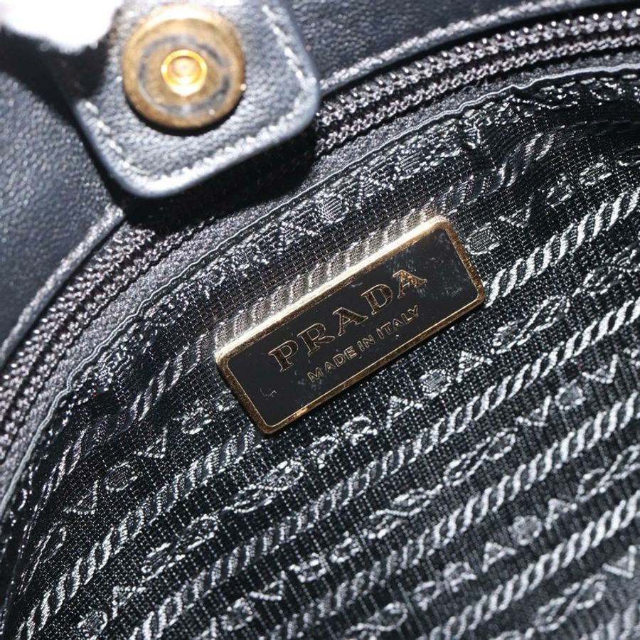 【日本直送】PRADA 黑色金色尼龍褶皺肩包,正品編號 189499V-17