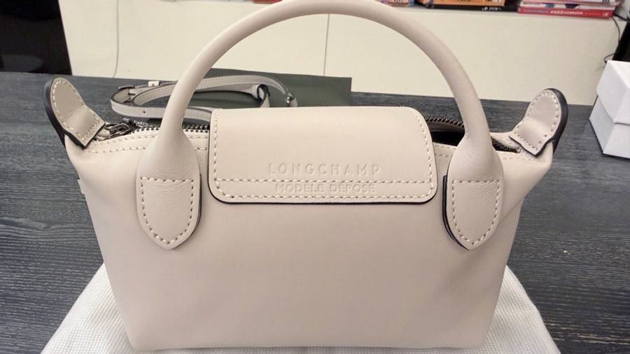 Longchamp LE PLIAGE XTRA皮革手拿包XS-3
