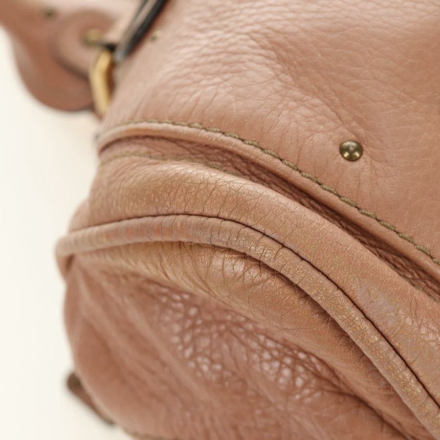 【日本直送】Chloe Paddington 手提包 皮革 米色 金色銀色 正品 am12019V-15
