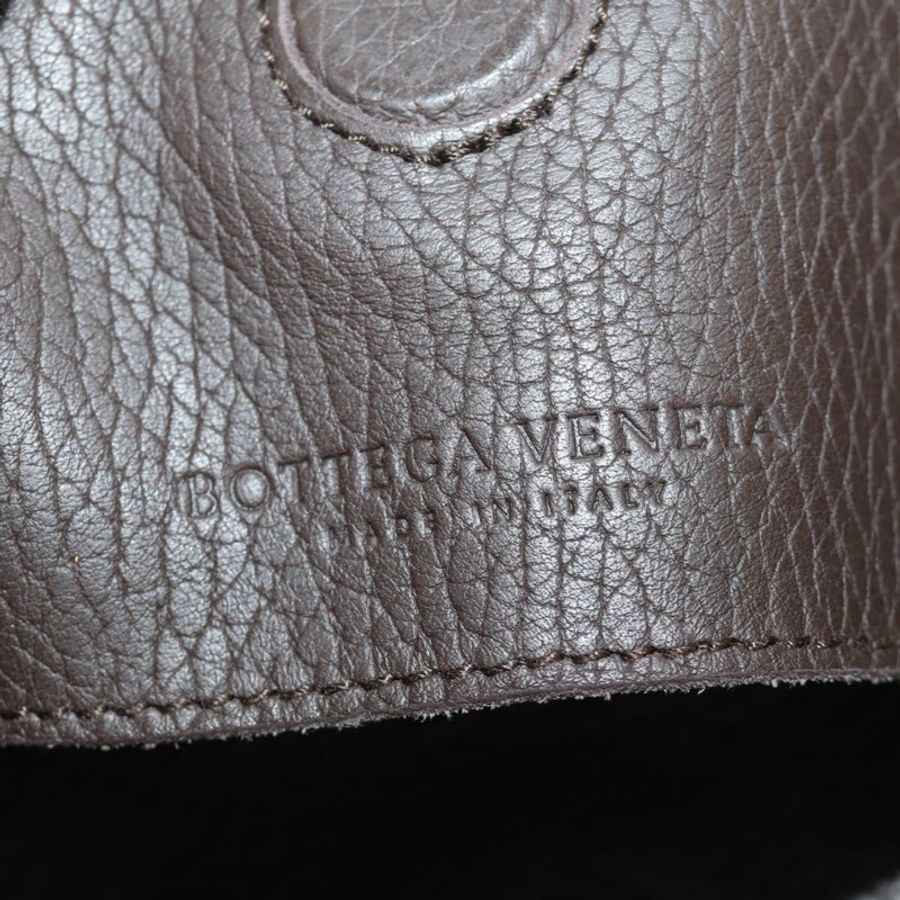 【日本直送】BOTTEGA VENETA 棕色真皮手提包 am12017V-16