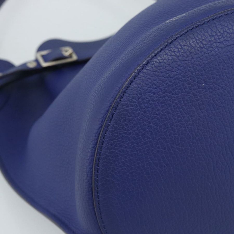【日本直送】CELINE 手提包 皮革 藍色 銀色 正品 ar14019A-13