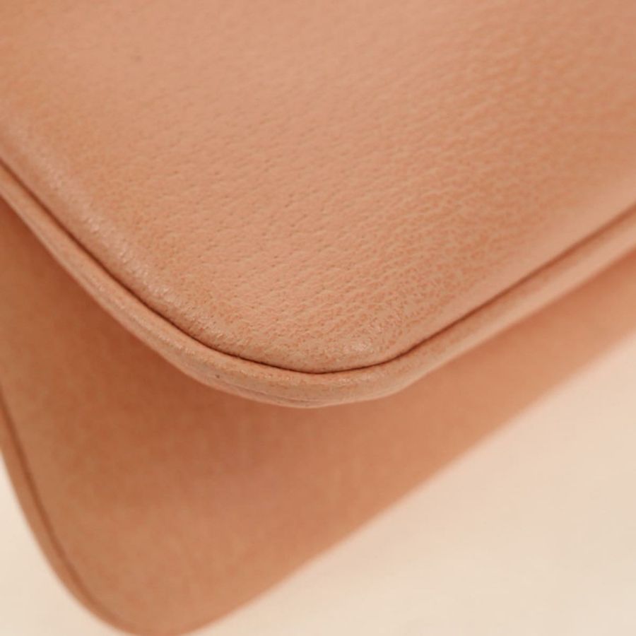 【日本直送】FENDI Mamma Baguette 肩背包 皮革 橘色 金色 正品 am12021SAM-9