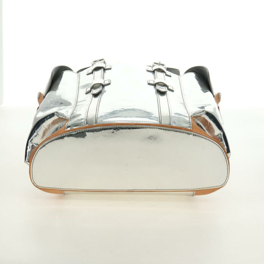 【日本直送】路易威登 Monogram Miroir ChristopherPM 雙肩包 銀色 M58756 bs35728SAV-4