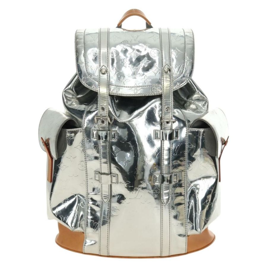 【日本直送】路易威登 Monogram Miroir ChristopherPM 雙肩包 銀色 M58756 bs35728SAV-12
