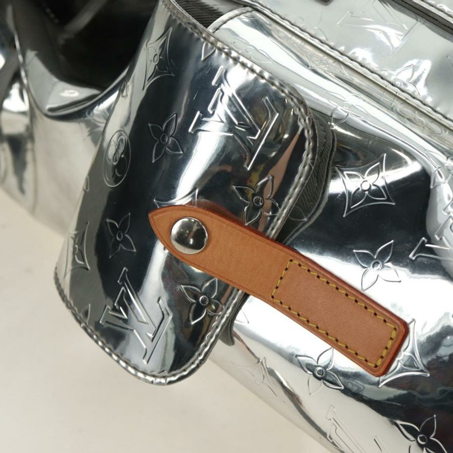 【日本直送】路易威登 Monogram Miroir ChristopherPM 雙肩包 銀色 M58756 bs35728SAV-21