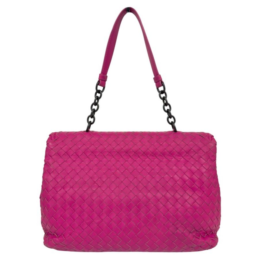 BOTTEGA VENETA 織皮 肩背包-4
