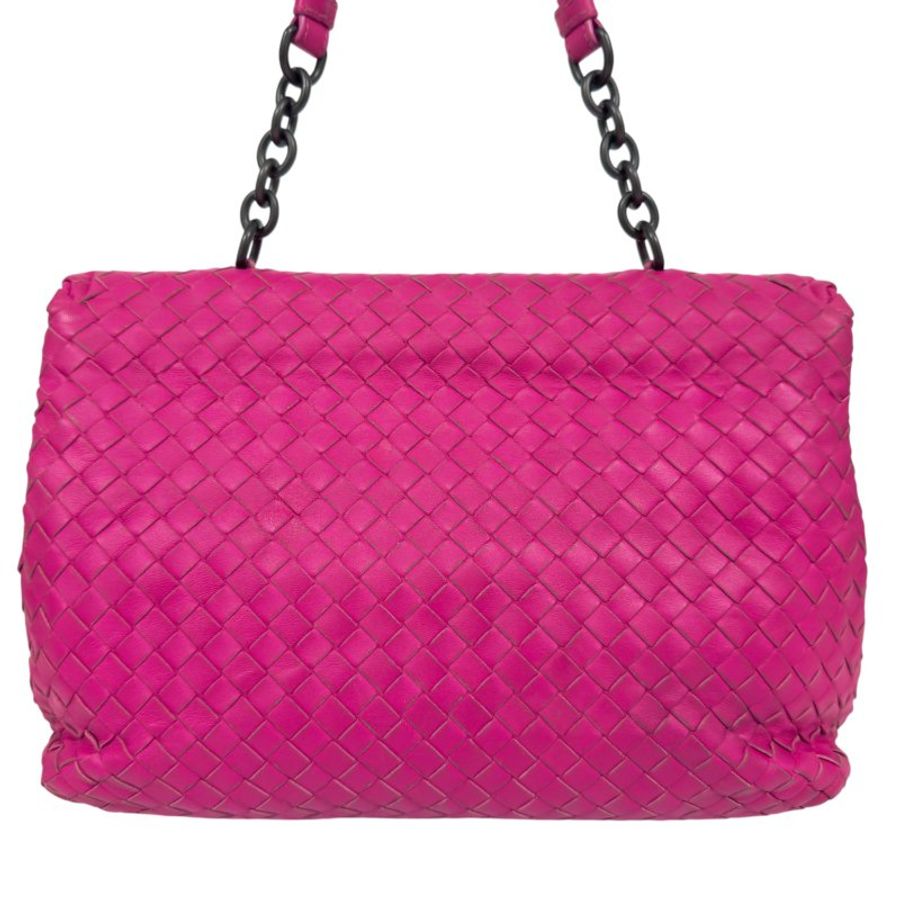 BOTTEGA VENETA 織皮 肩背包-5