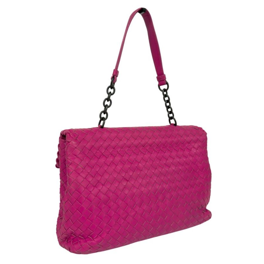 BOTTEGA VENETA 織皮 肩背包-6