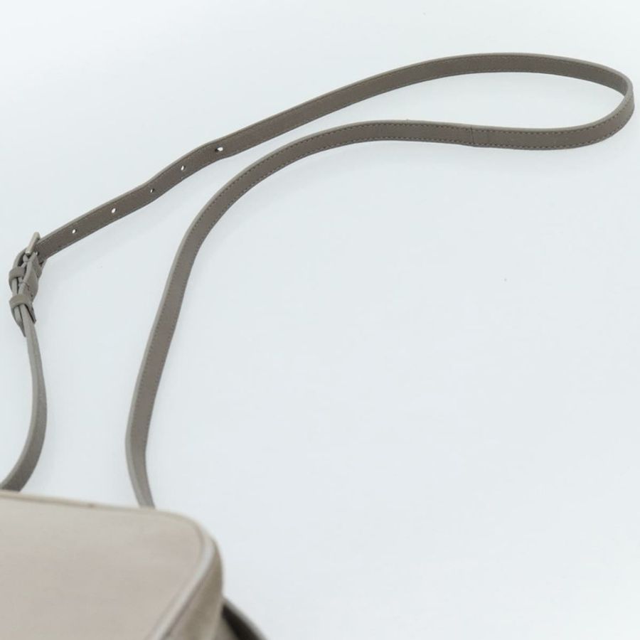 【日本直送】SAINT LAURENT 灰色銀色麂皮單肩包 520533 正品 bs35745V-13