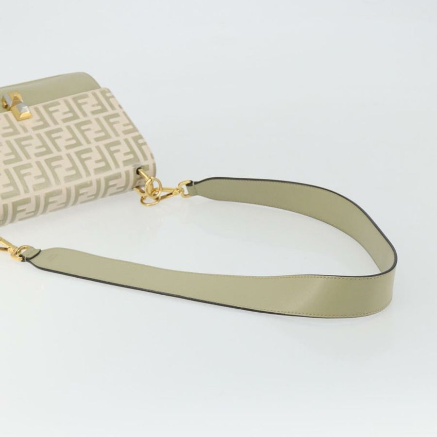 【日本直送】FENDI Zucca 肩背包 象牙金 8BT283 正品 bs35756A-6