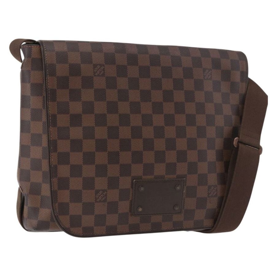 【日本直送】路易威登 Damier Ebene Brooklyn MM 單肩包 N51211 LV Auth bs35787A-0